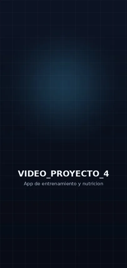 Vista previa de la app de entrenamiento y nutrición con inteligencia artificial
