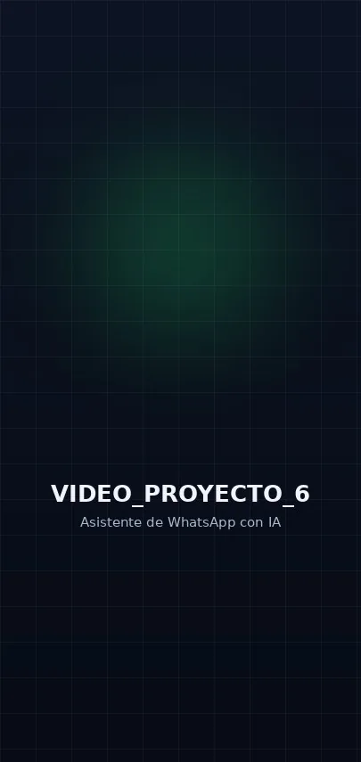 Vista previa del asistente de WhatsApp con inteligencia artificial en funcionamiento